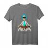 Rick and Morty Pop Socket Virtual Meditation T-Shirt – Offiziell lizenziertes Fan-Shirt für Serienliebhaber