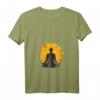 Damen Yoga- und Meditations-T-Shirt mit Lotussitz, Namaste, OM - Komfortable Kleidung für Ruhe, Liebe & Frieden S-XXXL
