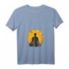 Damen Yoga- und Meditations-T-Shirt mit Lotussitz, Namaste, OM - Komfortable Kleidung für Ruhe, Liebe & Frieden S-XXXL
