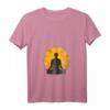 Damen Yoga- und Meditations-T-Shirt mit Lotussitz, Namaste, OM - Komfortable Kleidung für Ruhe, Liebe & Frieden S-XXXL