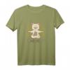 Yoga-Katze lustiges Katze T-Shirt - Niedliches und kreatives Meditation-Design für Tierliebhaber und Entspannung