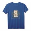 Yoga-Katze lustiges Katze T-Shirt - Niedliches und kreatives Meditation-Design für Tierliebhaber und Entspannung