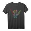 Tibetische Hand Symbol mit Mandala Muster - Spirituelles Meditation T-Shirt für Yogis, Meditierende & Spirituelle Geschenke