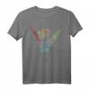 Tibetische Hand Symbol mit Mandala Muster - Spirituelles Meditation T-Shirt für Yogis, Meditierende & Spirituelle Geschenke