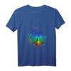 Damen Mandala, Mond, Chakra, Meditation - V-Ausschnitt T-Shirt, Inspirierendes Geschenk für Achtsamkeit, Yoga & Spirituelle Praxis