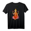 Lakshmi Göttin des Wohlstandes Hindu-Meditation T-Shirt – Spirituelle Kleidung für Yoga, Meditation und als Geschenk für Spirituelle