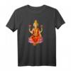 Lakshmi Göttin des Wohlstandes Hindu-Meditation T-Shirt – Spirituelle Kleidung für Yoga, Meditation und als Geschenk für Spirituelle