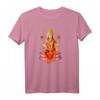 Lakshmi Göttin des Wohlstandes Hindu-Meditation T-Shirt – Spirituelle Kleidung für Yoga, Meditation und als Geschenk für Spirituelle