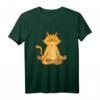 Cat Yoga T-Shirt Namaste Spirituelles Katzen Meditation Chakra Shirt für Yoga, Meditation & Spirituelle Anlässe