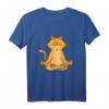 Cat Yoga T-Shirt Namaste Spirituelles Katzen Meditation Chakra Shirt für Yoga, Meditation & Spirituelle Anlässe
