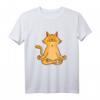 Cat Yoga T-Shirt Namaste Spirituelles Katzen Meditation Chakra Shirt für Yoga, Meditation & Spirituelle Anlässe