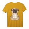 Pug Yoga T-Shirt Mandala Funny Spirituelles Meditation Chakra - Perfektes Geschenk für Hundeliebhaber, Yogis und Tierfreunde