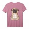 Pug Yoga T-Shirt Mandala Funny Spirituelles Meditation Chakra - Perfektes Geschenk für Hundeliebhaber, Yogis und Tierfreunde