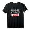 Achtsamkeit Yoga Meditation T-Shirt mit Spruch 'Einatmen ausatmen Lächeln' – Humorvolles Outfit für Stressgeplagte, Yoga Fans & Spiritualität Liebhaber