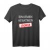 Achtsamkeit Yoga Meditation T-Shirt mit Spruch 'Einatmen ausatmen Lächeln' – Humorvolles Outfit für Stressgeplagte, Yoga Fans & Spiritualität Liebhaber