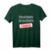 Achtsamkeit Yoga Meditation T-Shirt mit Spruch 'Einatmen ausatmen Lächeln' – Humorvolles Outfit für Stressgeplagte, Yoga Fans & Spiritualität Liebhaber