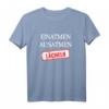 Achtsamkeit Yoga Meditation T-Shirt mit Spruch 'Einatmen ausatmen Lächeln' – Humorvolles Outfit für Stressgeplagte, Yoga Fans & Spiritualität Liebhaber