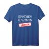 Achtsamkeit Yoga Meditation T-Shirt mit Spruch 'Einatmen ausatmen Lächeln' – Humorvolles Outfit für Stressgeplagte, Yoga Fans & Spiritualität Liebhaber