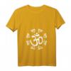 Damen Hippie Kleidung Meditation Yoga T-Shirt mit V-Ausschnitt – Bequeme Vintage 70er Jahre Mode für Yoga, Meditation & Karneval