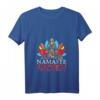Damen Namaste Bitches Meditation Workout Yoga T-Shirt mit V-Ausschnitt – Humorvolles Geschenk für Yoga-Liebhaberinnen, Lehrerinnen & Meditationsfans