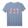 Niedliches Schweine-Yoga und Meditation T-Shirt für Damen – Lustige Workout- und Meditationskleidung für Frauen