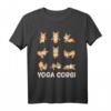 Corgi Yoga Shirt - Funny Meditation and Yoga Pose T-Shirt for Dog Lovers, Men, Women, Kids, Perfect Gift for Corgi Enthusiasts