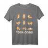 Corgi Yoga Shirt - Funny Meditation and Yoga Pose T-Shirt for Dog Lovers, Men, Women, Kids, Perfect Gift for Corgi Enthusiasts
