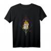 Tibetischer Totenkopf auf Feuer - Spirituelles T-Shirt für Yoga, Meditation & Alltag für Männer und Frauen