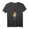 Tibetischer Totenkopf auf Feuer - Spirituelles T-Shirt für Yoga, Meditation & Alltag für Männer und Frauen