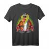 HapKitten The Lion King Rafiki Meditation Neon Portrait T-Shirt - Offiziell lizenziert, Disney Merchandise für Fans