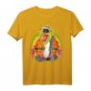 HapKitten The Lion King Rafiki Meditation Neon Portrait T-Shirt - Offiziell lizenziert, Disney Merchandise für Fans