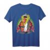HapKitten The Lion King Rafiki Meditation Neon Portrait T-Shirt - Offiziell lizenziert, Disney Merchandise für Fans