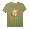 Humorvolles Yoga Katze T-Shirt mit Spruch – Lustiges Geschenk für Katzenliebhaber, Yogis und Meditationsfreunde zu Geburtstag & Weihnachten