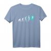 Yoga Design Evolution Meditation und Spiritualität T-Shirt – Perfekt für Yogastunden, Meditation & als Geschenk für Spirituelle Frauen