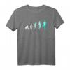 Yoga Design Evolution Meditation und Spiritualität T-Shirt – Perfekt für Yogastunden, Meditation & als Geschenk für Spirituelle Frauen
