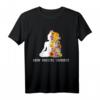 Grow Positive Thoughts Buddha Blumen Yoga Meditation T-Shirt – Inspirierende Kleidung für Achtsamkeit, Meditation & Yoga-Fans