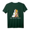 Grow Positive Thoughts Buddha Blumen Yoga Meditation T-Shirt – Inspirierende Kleidung für Achtsamkeit, Meditation & Yoga-Fans