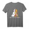 Grow Positive Thoughts Buddha Blumen Yoga Meditation T-Shirt – Inspirierende Kleidung für Achtsamkeit, Meditation & Yoga-Fans