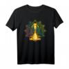 Giraffe im Zoo macht Yoga - Mandala Meditation Geschenk T-Shirt für Yoga, Spiritualität & Hinduismus Fans zum Geburtstag und Weihnachten