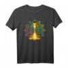 Giraffe im Zoo macht Yoga - Mandala Meditation Geschenk T-Shirt für Yoga, Spiritualität & Hinduismus Fans zum Geburtstag und Weihnachten