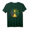 Giraffe im Zoo macht Yoga - Mandala Meditation Geschenk T-Shirt für Yoga, Spiritualität & Hinduismus Fans zum Geburtstag und Weihnachten
