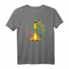 Giraffe im Zoo macht Yoga - Mandala Meditation Geschenk T-Shirt für Yoga, Spiritualität & Hinduismus Fans zum Geburtstag und Weihnachten