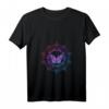 Damen Schmetterling-Mandala Yoga Butterfly Meditation Tiere T-Shirt mit V-Ausschnitt – Perfekt als Geschenk für Yoga-Lehrer, Schüler und Tierliebhaberinnen