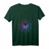 Damen Schmetterling-Mandala Yoga Butterfly Meditation Tiere T-Shirt mit V-Ausschnitt – Perfekt als Geschenk für Yoga-Lehrer, Schüler und Tierliebhaberinnen