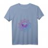 Damen Schmetterling-Mandala Yoga Butterfly Meditation Tiere T-Shirt mit V-Ausschnitt – Perfekt als Geschenk für Yoga-Lehrer, Schüler und Tierliebhaberinnen