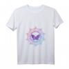 Damen Schmetterling-Mandala Yoga Butterfly Meditation Tiere T-Shirt mit V-Ausschnitt – Perfekt als Geschenk für Yoga-Lehrer, Schüler und Tierliebhaberinnen