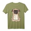 Pug Yoga T-Shirt Mandala - Lustiges Spirituelles Meditations- und Chakra-Shirt für Hundeliebhaber, Yogis & Geschenkideen