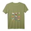 Damen Meerschweinchen Yoga Position Workout T-Shirt mit V-Ausschnitt – Lustiges Design für Yoga, Wellness & Tierliebhaberinnen