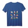 Damen Meerschweinchen Yoga Position Workout T-Shirt mit V-Ausschnitt – Lustiges Design für Yoga, Wellness & Tierliebhaberinnen