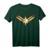 Captain Marvel Gleaming Chest Logo Graphic T-Shirt - Offiziell lizenzierter Marvel Fanartikel
